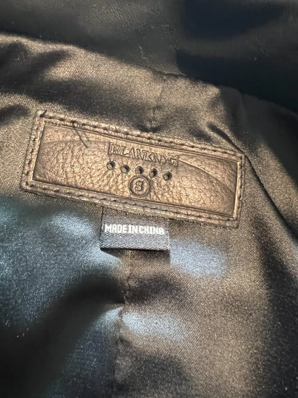 NWOT Blank NYC Faux Leather Zippered Jacket